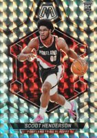 2023 Panini Mosaic #216 Scoot Henderson Mosaic Basketball Card