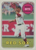 2018 Topps Heritage  #330 Mookie Betts Action Baseball Card