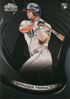 2022 Topps Chrome Black #45 Wander Franco Baseball Card