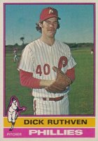 1976 Topps #431 Dick Ruthven Baseball Card