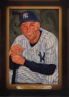 2008 Topps Dick Perez Sketch Preview #2 Derek Jeter Baseball Card