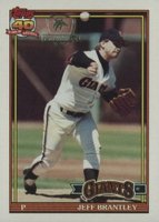 1991 Topps Desert Shield #17 Jeff Brantley Baseball Card