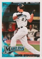 2010 Topps Holiday Factory Set Rookie Bonus #RC6 Giancarlo Stanton Baseball Card