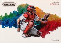 2022 Panini Prizm Color Blast #CB8 Yadier Molina Baseball Card