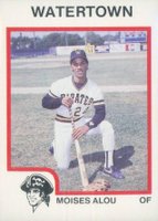 1987 Procards #2824 Moises Alou Watertown Pirates Baseball Card