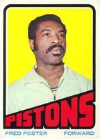 1972 Topps #66 Fred Foster Basketball Card