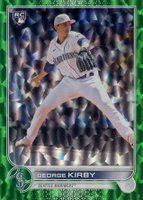 2022 Topps Update #US207 George Kirby Green Foil Baseball Card