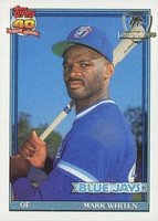 1991 Topps Desert Shield #588 Mark Whiten Baseball Card