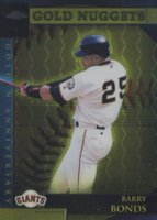 2001 Topps Chrome Golden Anniversary #GA17 Barry Bonds Baseball Card