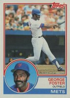 1983 Topps #80 George Foster Baseball Card