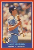 1987 Fleer Hottest Stars #28 Dale Murphy Baseball Card