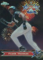 1997 Topps Chrome All-Stars #AS3 Frank Thomas Refractor Baseball Card