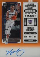 2022 Panini Contenders Optic #132 Keegan Murray Autograph-Orange Basketball Card