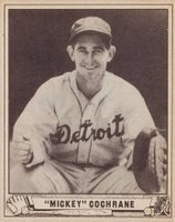 1940 Play Ball #180 Mickey Cochrane Baseball Card