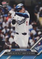 2024 Topps Now #161 Shohei Ohtani Blue Baseball Card