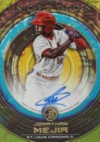 2022 Bowman Inception Prospect Autographs #PAJMJ Jonathan Mejia Gold Foil Baseball Card