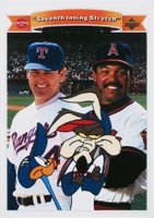 1991 Upper Deck Comic Ball 2 #98 Jackson w/Ryan/Wile & Runner 7th Inning Stretch Baseball Card