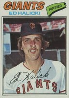 1977 Topps #343 Ed Halicki Baseball Card