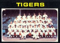 1971 Topps #336 Detroit Tigers Team Baseball Card