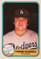 1981 Fleer #140 Fernando Valenzuela Baseball Card