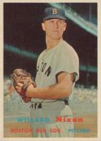 1957 Topps #189 Willard Nixon Baseball Card