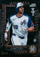 2024 Topps Cosmic Chrome X Cactus Jack #8 Matt Olson Black Refractor Baseball Card