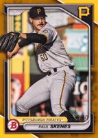 2024 Bowman Paper Prospects #BP125 Paul Skenes Gold Baseball Card