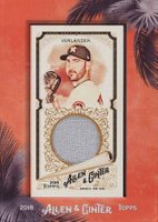 2018 Topps Allen & Ginter Framed Mini Relics #JL Justin Verlander Baseball Card