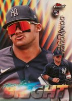 2024 Topps Finest Future So Bright #FSB1 Jasson Dominguez Refractor Baseball Card