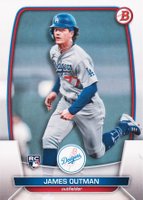 2023 Bowman #13 James Outman Baseball Card