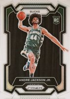 2023 Panini Prizm #131 Andre Jackson Jr. White Basketball Card