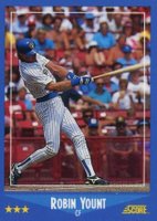 1988 Score Glossy #160 Robin Yount Baseball Card