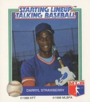 1988 Starting Line Up Talking Baseball # Darryl Strawberry Baseball Card
