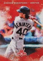 2017 Panini Diamond Kings #131 Andrew Benintendi White Jersey Baseball Card