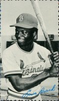 1974 Topps Deckle Edge #20 Lou Brock Baseball Card