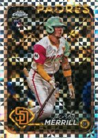 2024 Topps Chrome Update #USC153 Jackson Merrill X-Fractor Baseball Card