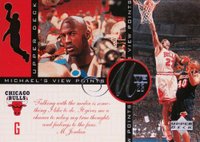 1996 Upper Deck Jordan's Viewpoints #VP9 MJ on Talk to Media Basketball Card