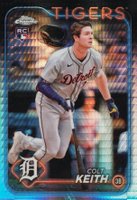 2024 Topps Chrome Update #USC8 Colt Keith Prism Refractor Baseball Card