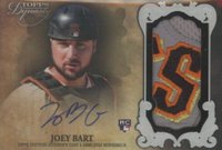 2021 Topps Dynasty Autographed Patch #JB4 Joey Bart Silver Baseball Card