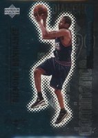 1998 Upper Deck Black Diamond Dominance #D20 Allen Iverson Emerald Basketball Card