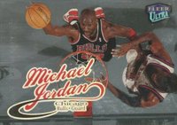 1998 Ultra #85P Michael Jordan Platinum Medallion Basketball Card