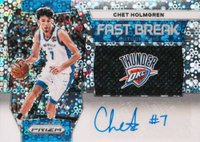 2023 Panini Prizm Fast Break Autographs #FBHOL Chet Holmgren Basketball Card