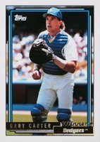 1992 Topps Gold #45 Gary Carter Winner Baseball Card