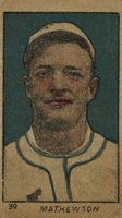 1920 Strip Card #39 Christy Mathewson Hand Cut Baseball Card