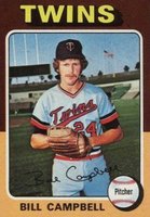 1975 Topps #226 Bill Campbell Baseball Card