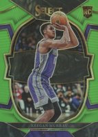 2022 Panini Select #81 Keegan Murray Neon Green Basketball Card