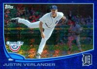 2013 Topps Opening Day #35 Justin Verlander Blue Baseball Card