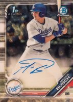 2019 Bowman Draft Chrome Draft Picks Autograph #CDAMB Michael Busch Superfractor 1/1 Baseball Card