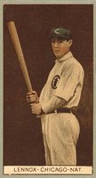1912 Brown Backgrounds Broadleaf #102 Ed Lennox Baseball Card