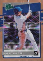 2020 Panini Donruss Rated Prospects #RP2 Bobby Witt Jr. Baseball Card